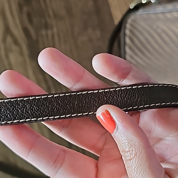 LAST DAY! Mark Cross 1845 Vintage Canvas and Leather Zebra Stripe Bag - Picture 6 of 14